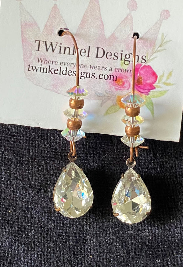 Crystal earrings