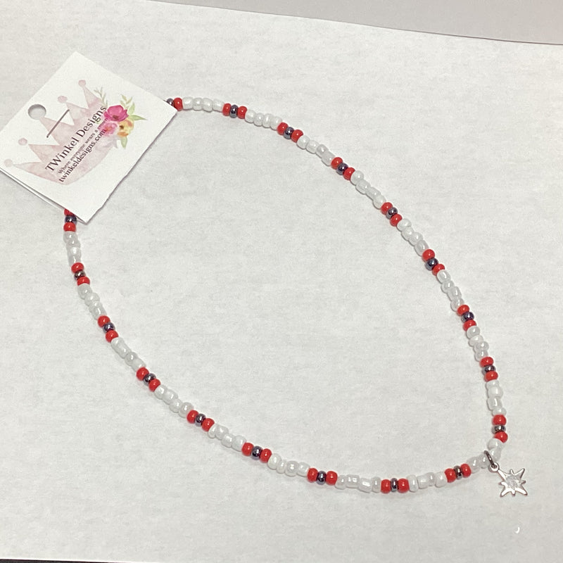 Texas Tech spirit necklace