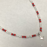 Texas Tech spirit necklace