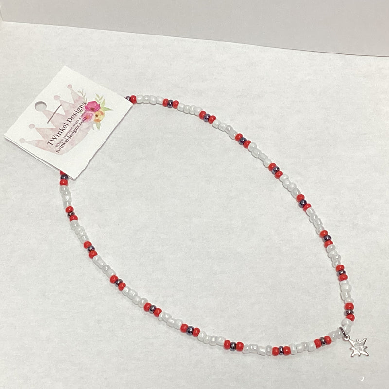 Texas Tech spirit necklace