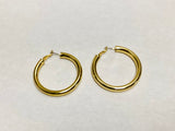 1 3/4 inch’s gold hoop earrings