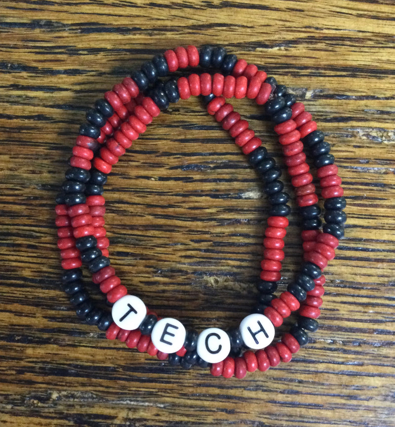 Texas Tech Mascot Stretch Bracelets